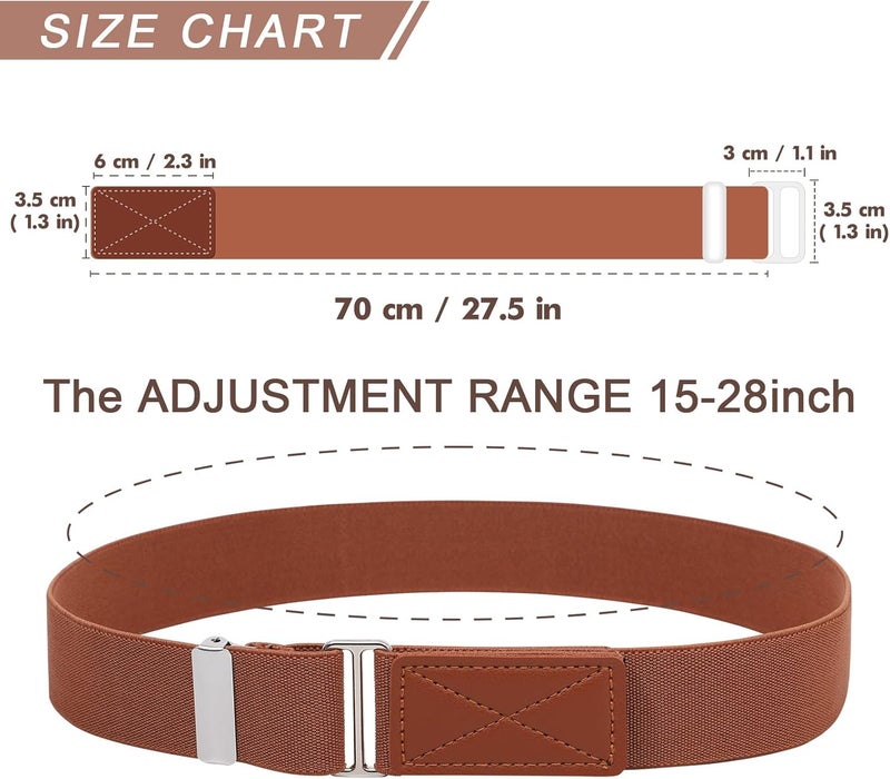 WELROG Kids Belts for Boys - Velcro Buckle Toddler Belt Elastic Adjustable Belt for Boys Girls - Image 2